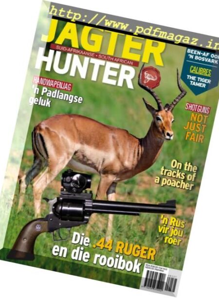 SA Hunter Jagter – August 2017 Cover