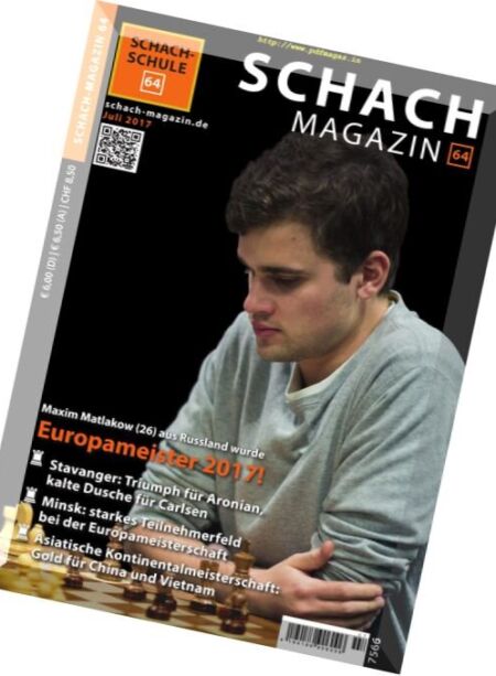 Schach Magazin – Juli 2017 Cover