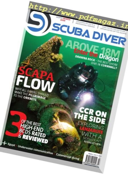 Scuba Diver – July 2017 Cover