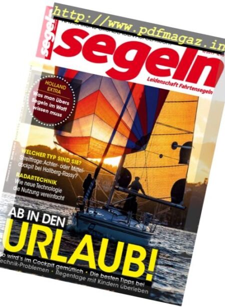 Segeln – August 2017 Cover
