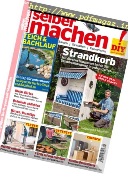 Selber Machen – August 2017 Cover