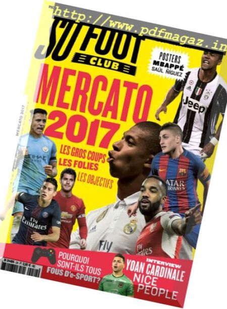 So Foot Club – Aout 2017 Cover