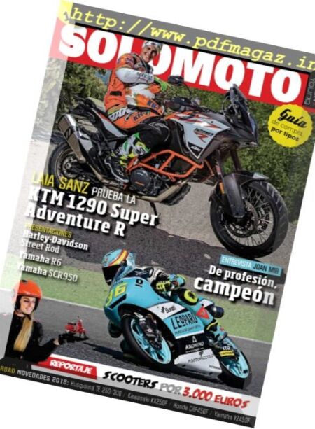 Solo Moto – Julio 2017 Cover