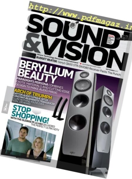 Sound & Vision – September 2017 Cover