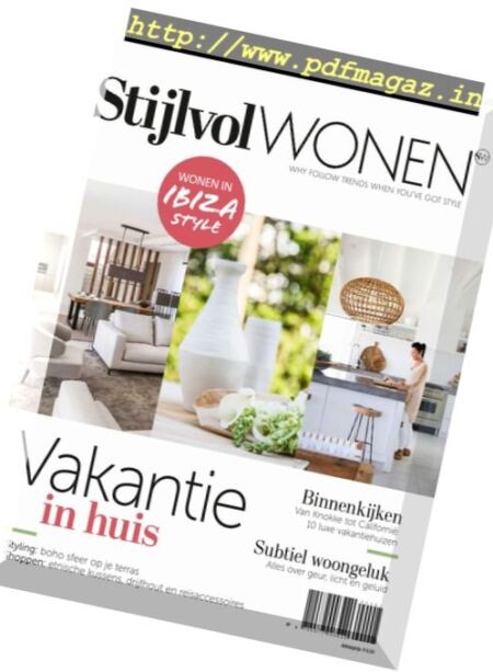 Stijlvol Wonen – Juli-Augustus 2017 Cover