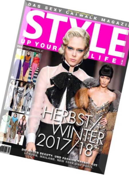 Style Up Your Life! Lookbook – Herbst-Winter 2017-2018 Cover