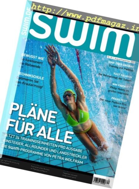 Swim – August-September 2017 Cover