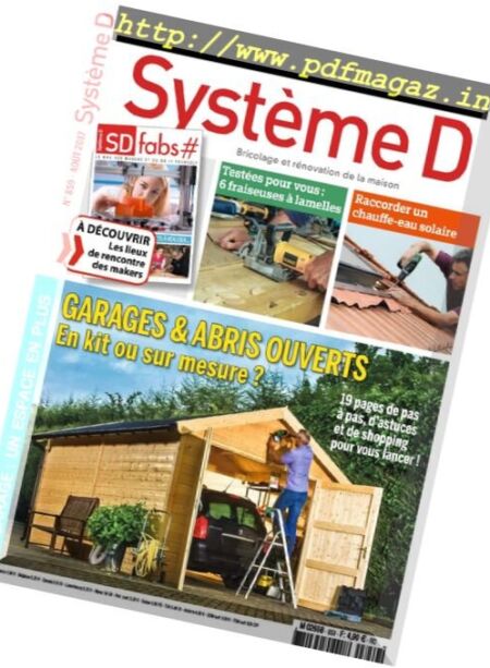 Systeme D – Aout 2017 Cover