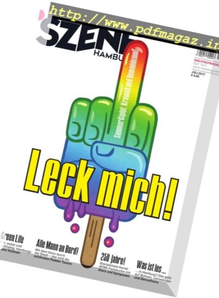 Szene Hamburg – Juli 2017 Cover