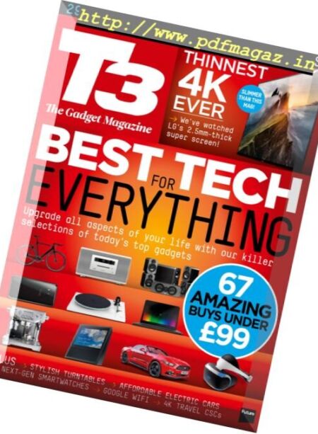 T3 UK – July 2017 Cover