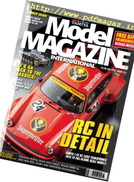 Tamiya Model Magazine International – Issue 261, July 2017 Cover
