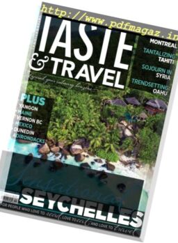Taste & Travel International – Summer 2017