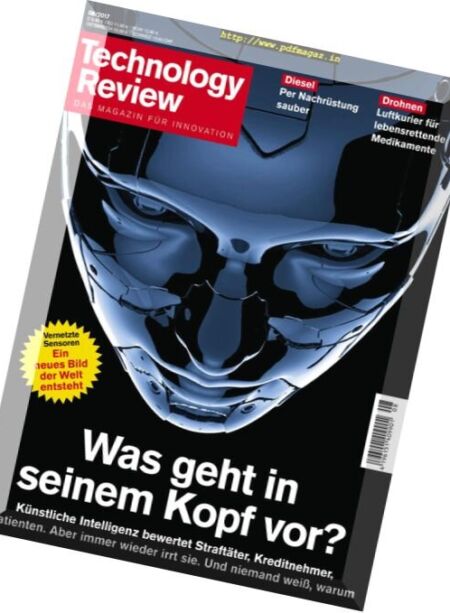 Technology Review – August 2017 Cover