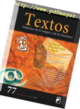 Textos – Julio-Septiembre 2017