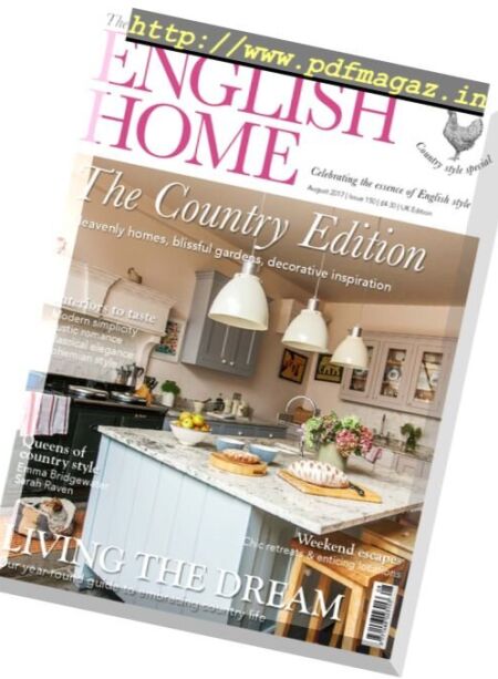 The English Home – August 2017 Cover