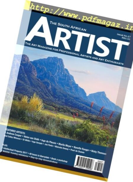 The South African Artist – Issue 27 2017 Cover