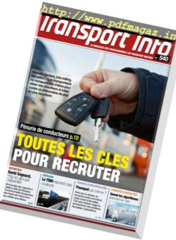 Transport Info Hebdo – 30 Juin 2017