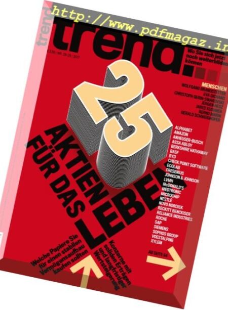 Trend – Nr.28-29 2017 Cover