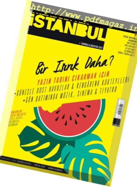 Trendsetter istanbul – Temmuz-Agustos 2017 Cover