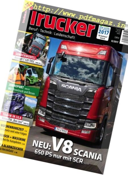 Trucker Germany – Nr.8, 2017 Cover