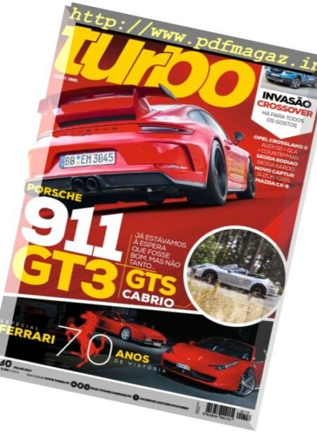 Turbo – Julho 2017 Cover