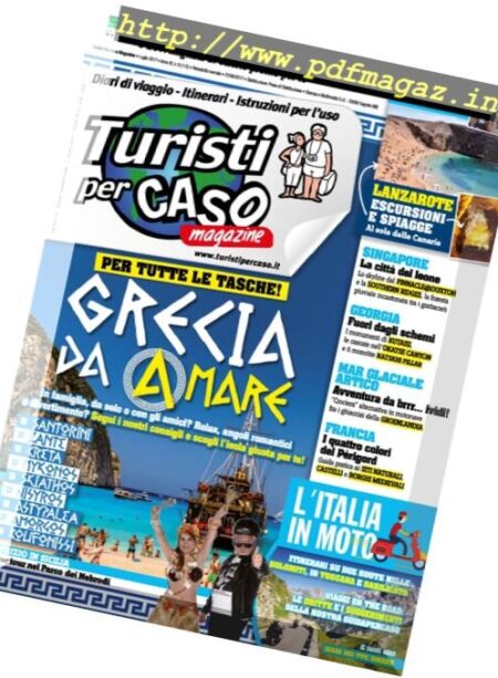 Turisti Per Caso – Luglio 2017 Cover