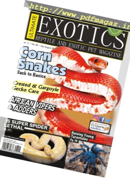 Ultimate Exotics – July-August 2017 Cover