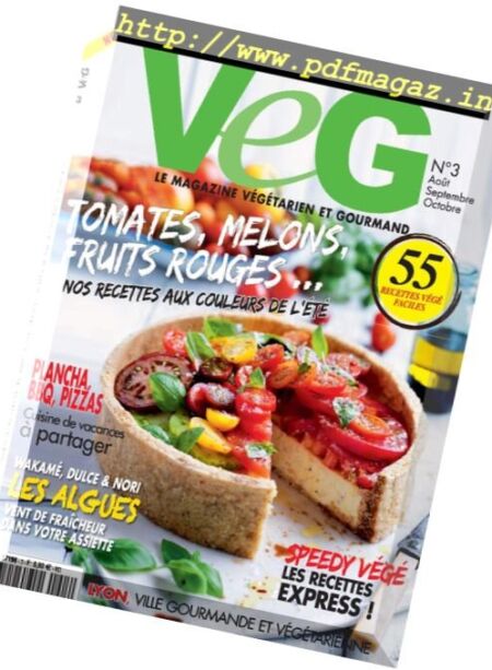 Veg France – Aout-Octobre 2017 Cover