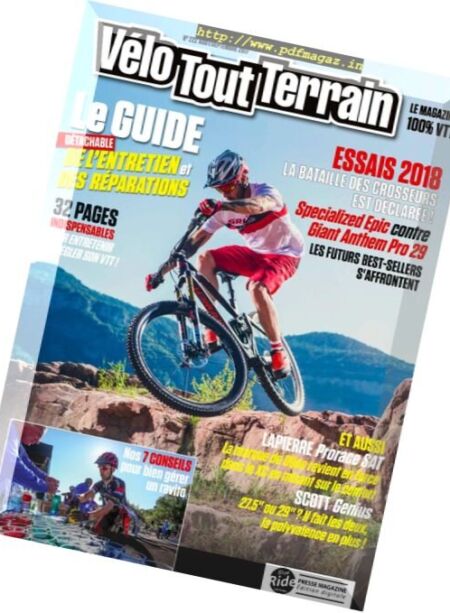 Velo Tout Terrain – Aout-Septembre 2017 Cover