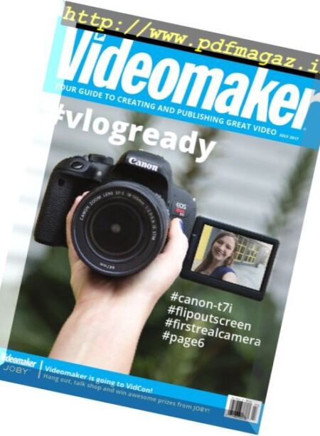 Videomaker USA – July 2017 Cover