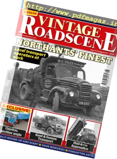 Vintage Roadscene – August 2017 Cover