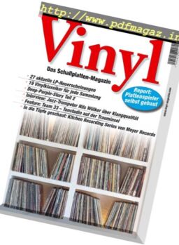 Vinyl Germany – August September2017