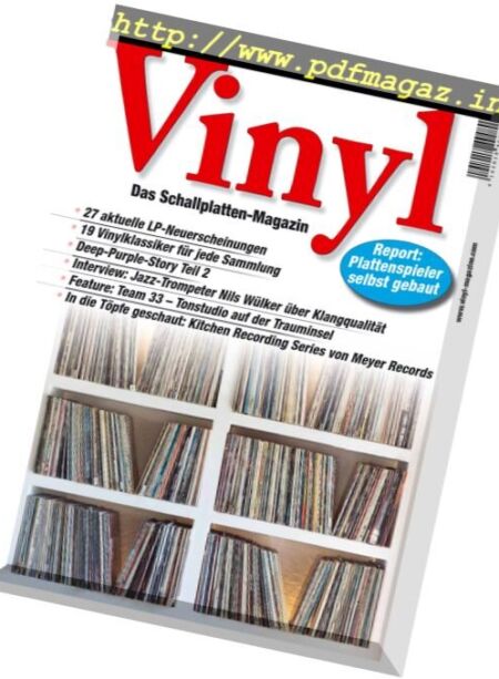 Vinyl Germany – August September2017 Cover