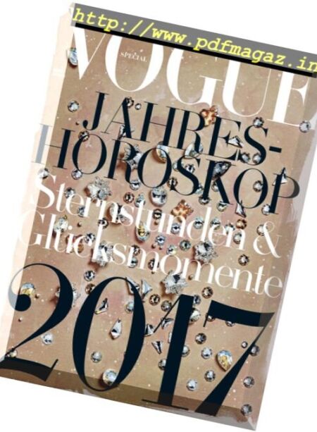Vogue Jahreshoroskop – Januar 2017 Cover