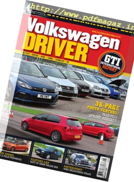 Volkswagen Driver – August 2017 Cover