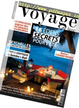 Voyage de Luxe – N.72, 2017