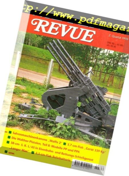 Waffen Revue – N 109, II.Quartal 1998 Cover