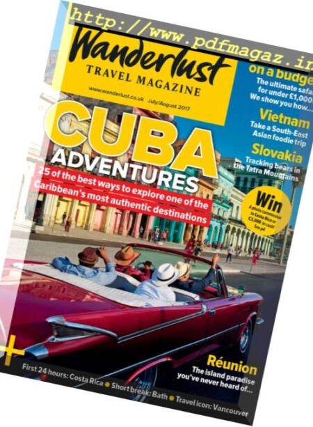 Wanderlust UK – July-August 2017 Cover