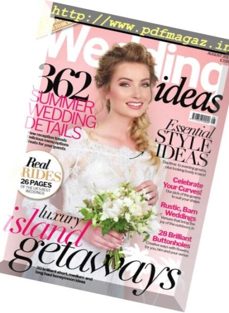 Wedding Ideas – August 2017 Cover