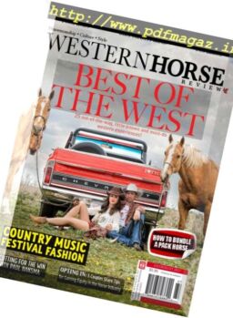 Western Horse Review – July-August 2017