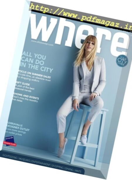 Where Milan – July 2017 Cover
