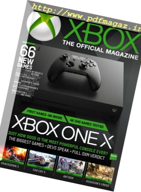 Xbox The Official Magazine UK – August 2017 Cover