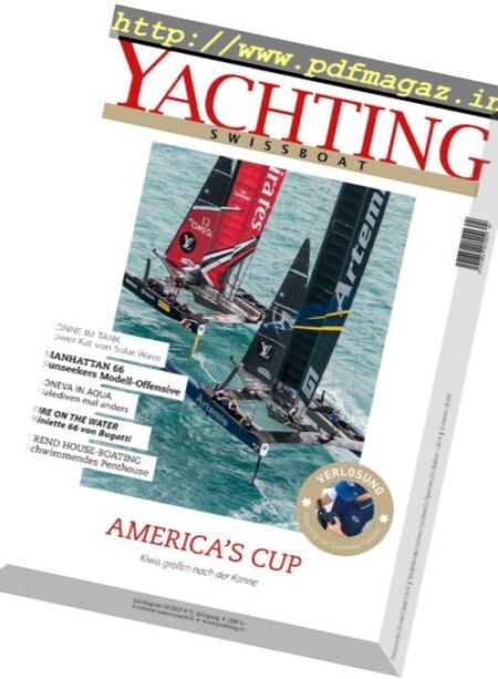 Yachting Swissboat – Juli-August 2017 Cover
