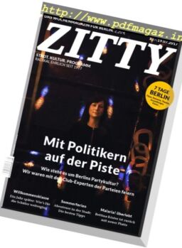 Zitty – 13 Juli 2017