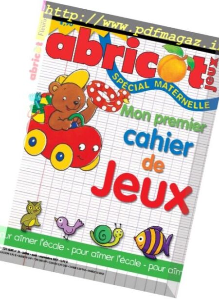 Abricot Jeux – Ete 2017 Cover