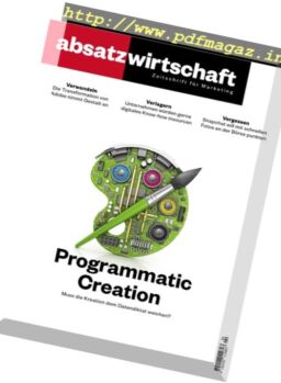 Absatzwirtschaft – April 2017