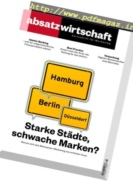 Absatzwirtschaft – Mai 2017 Cover