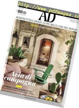 AD Architectural Digest Italia – Settembre 2017