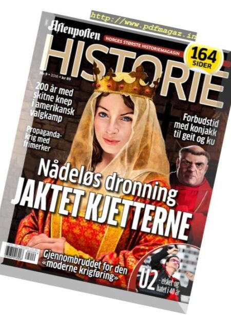 Aftenposten Historie – september 2016 Cover