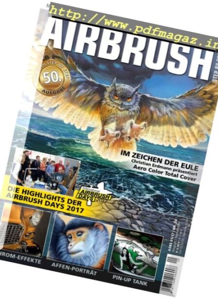 Airbrush Step by Step – August-September 2017 Cover